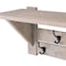Alaterre Furniture Castleton Mango Wood 40"W Coat Hook with Shelf AWTR2927 - alternate 6